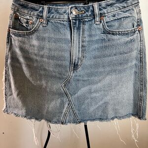 American Eagle Outfitters Light Blue Denim Mini Skirt